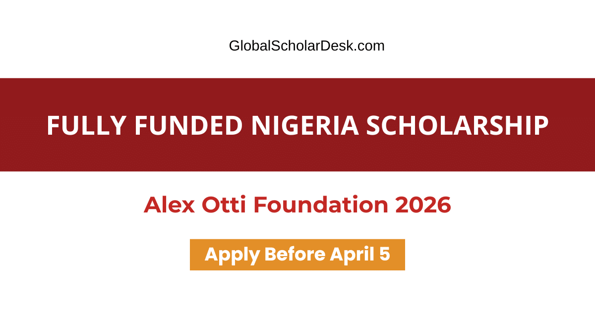 Alex Otti Foundation Scholarship 2026