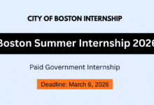 City of Boston Summer Internship Program 2026