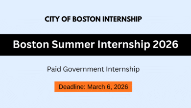 City of Boston Summer Internship Program 2026