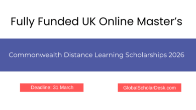 Commonwealth Distance Learning Master’s Scholarships