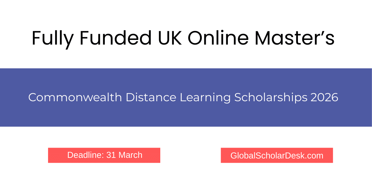 Commonwealth Distance Learning Master’s Scholarships