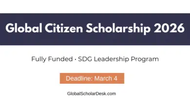 Global Citizen Scholarship Program 2026