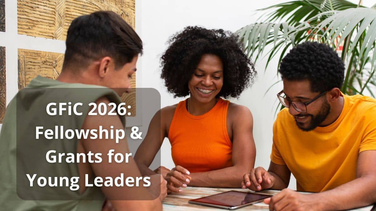 Global Fellows in Courage Program 2026 cohort working together.