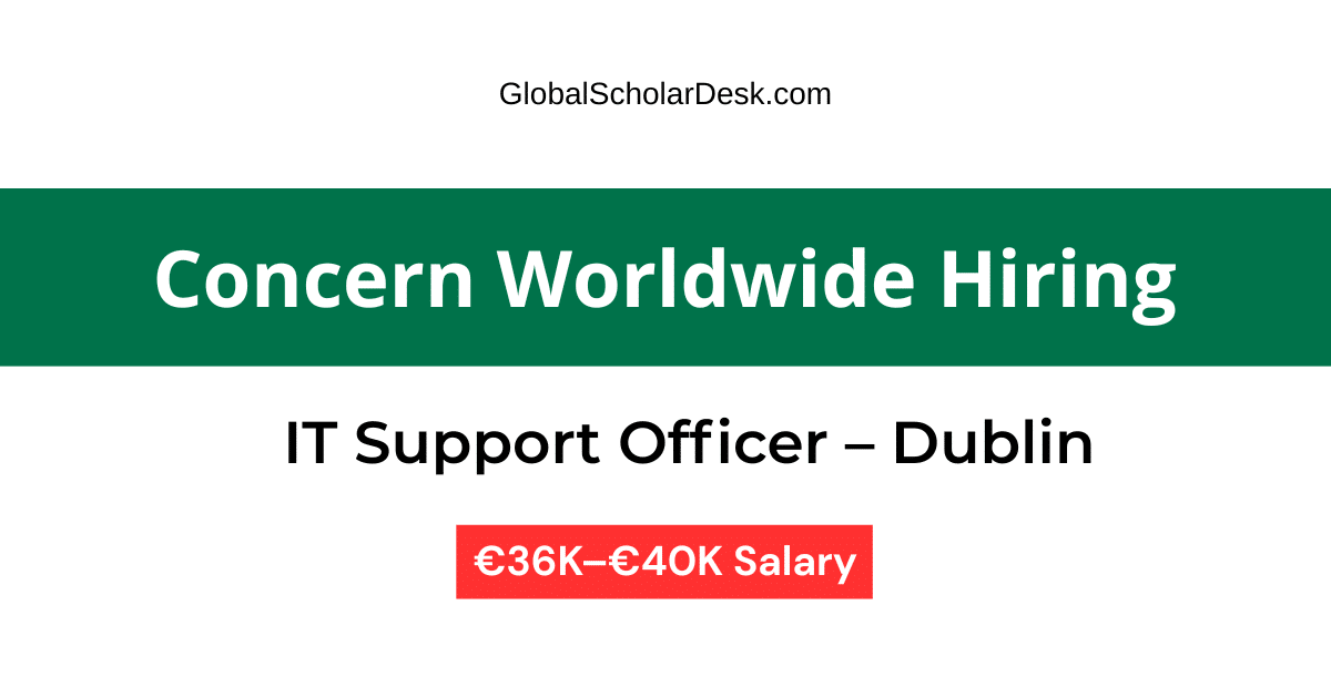 IT Support Officer Concern Worldwide Ireland
