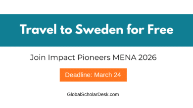 Impact Pioneers ’26 MENA in Sweden