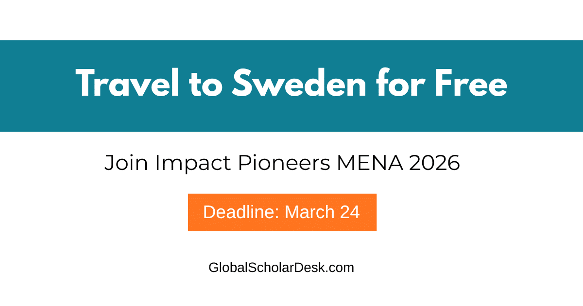 Impact Pioneers ’26 MENA in Sweden