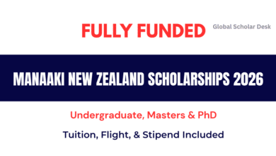 Manaaki New Zealand Scholarships 2026
