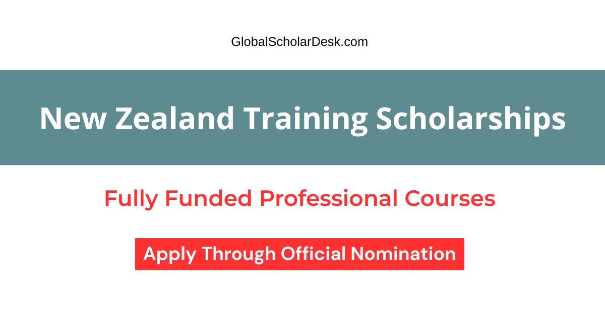 Manaaki New Zealand Short-Term Training Scholarships 2026