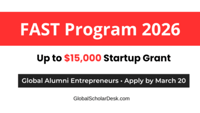 Mastercard Foundation FAST Program 2026 - Up to $15,000 Startup Grant for Alumni Entrepreneurs