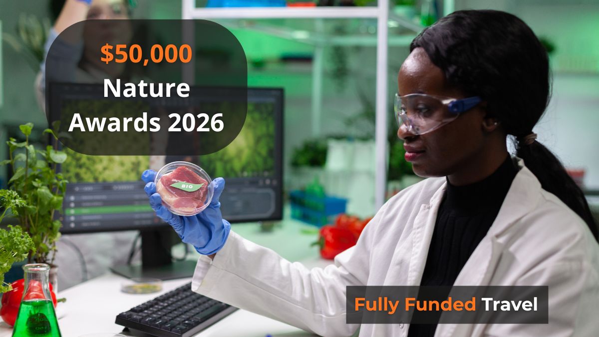 Nature Awards Inspiring Women in Science 2026 - $50,000 Prize