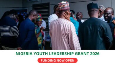 Young Nigerian leaders at a civic engagement workshop for the Nigeria Youth Futures Fund 2026 grant program.