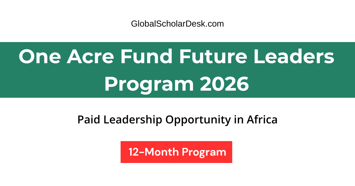 One Acre Fund Future Leaders Program 2026