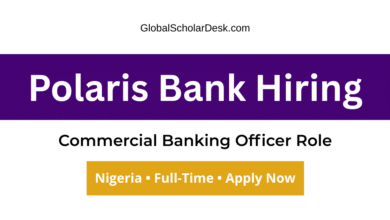 Polaris Bank Commercial Banking Officer Job 2026