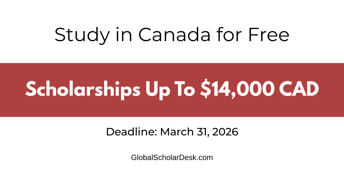 Study in Canada Scholarships 2026 for International Students