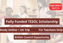 English and School Education Scholarships Scheme 2026