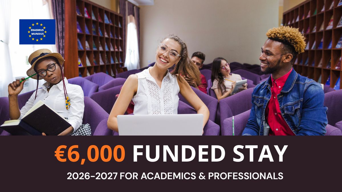 Erasmus Mundus Visiting Scholarships 2026-2027 for Academics and Professionals Global Scholar Desk