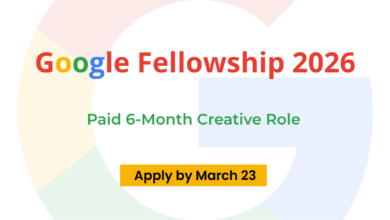 Google Creative Fellowship 2026 Paid Role USA