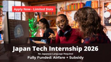 International software engineering interns collaborating in a Tokyo tech office for HENNGE Global Internship Program 2026