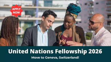 United Nations IGF 2026 Fellowship Programme in Geneva Switzerland showing diverse international policy professionals collaborating
