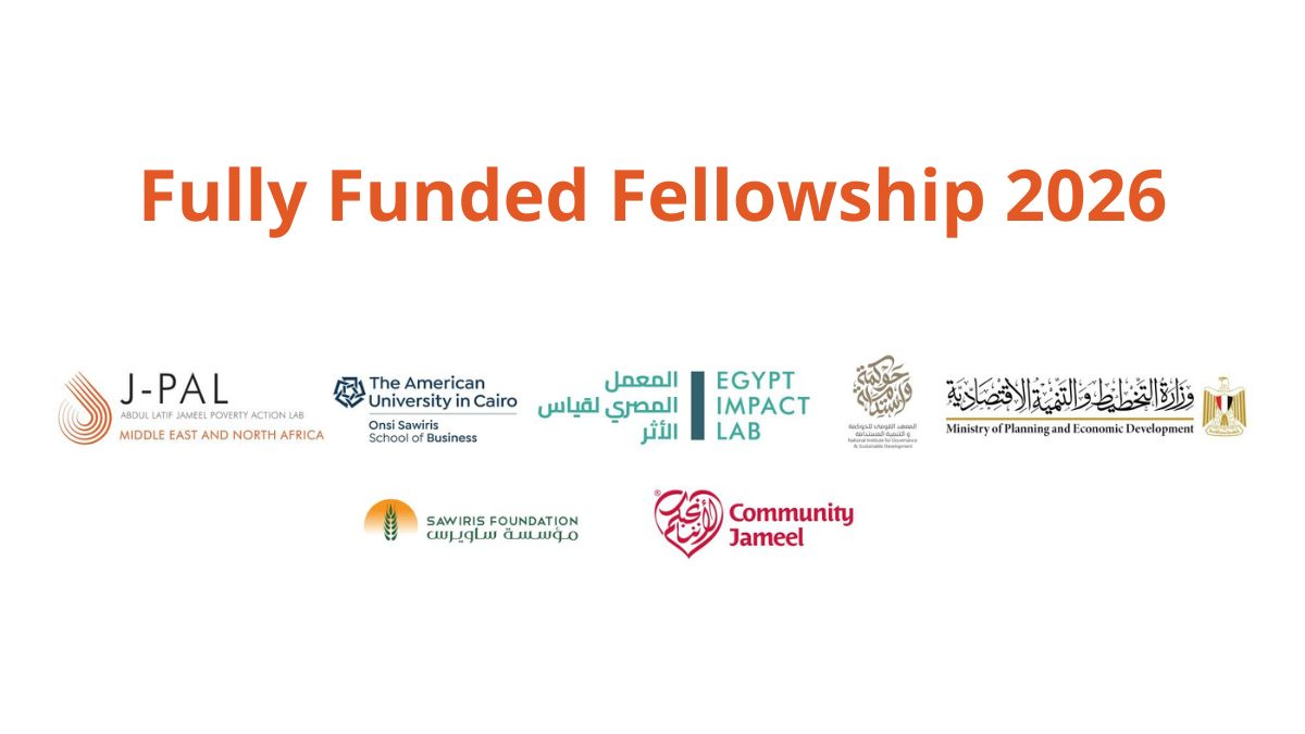 J-PAL MENA Scholars Fellowship 2026 PhD Research Egypt Morocco Lebanon