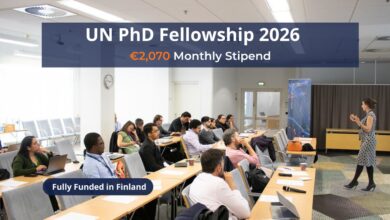 UNU-WIDER Visiting PhD Fellowship 2026