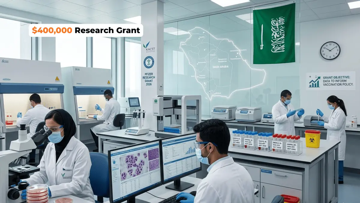 Pfizer Research Grant 2026 Saudi Arabia